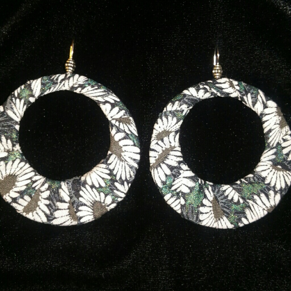 Hypoallergenic Handmade Hanging Hoop Earrings